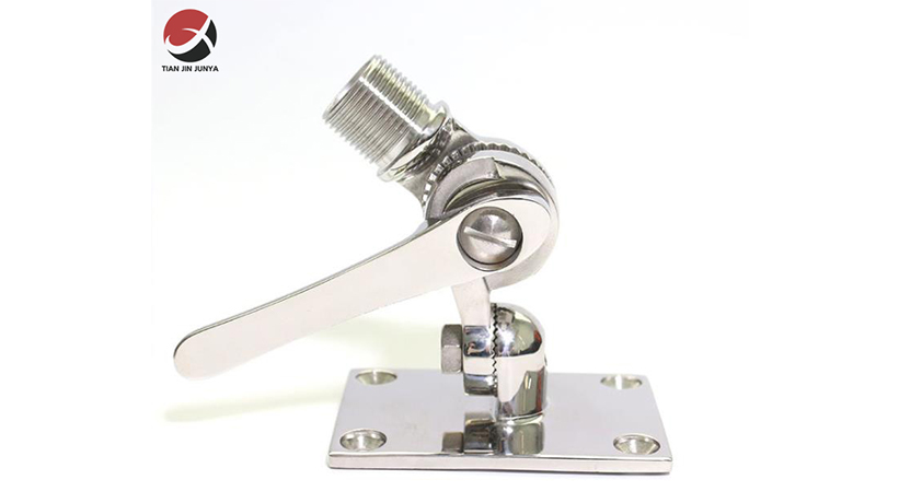 不(bú)鏽鋼316船(chuan)用五金(jīn)配件-底(dǐ)座調節(jie)式天線(xian)座